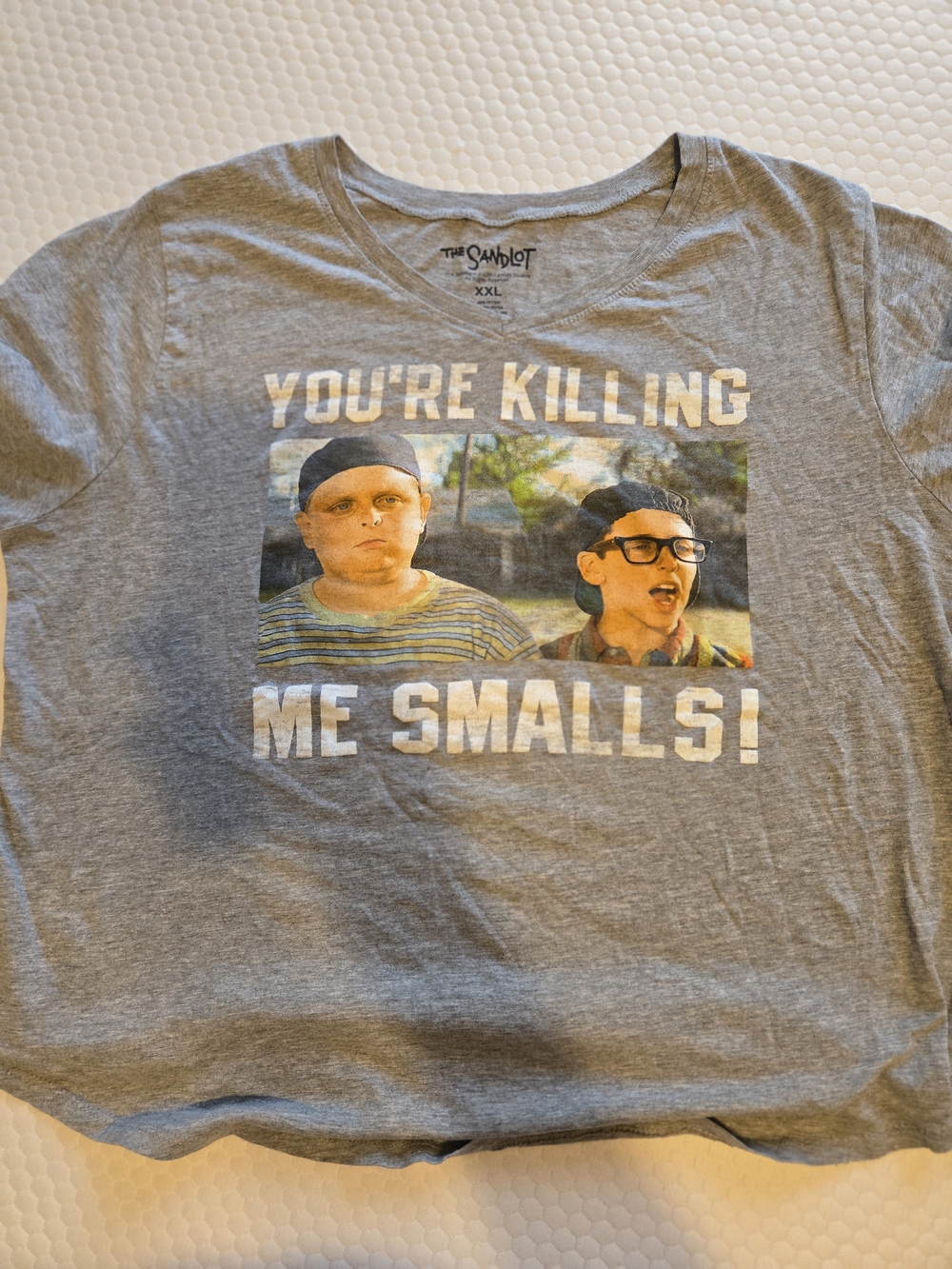 'You're Killing Me Smalls!' Graphic T-Shirt - Gray